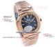 OE Factory 5713 Swiss Copy Patek Philippe Nautilus Rose Gold Diamond Bezel Watch (3)_th.jpg